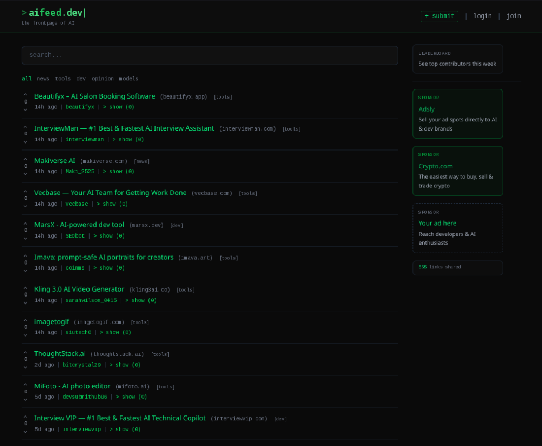 AI Feed screenshot 1