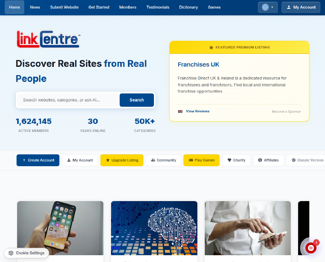 Link Centre screenshot 1