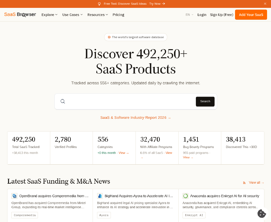 SaaS Browser screenshot 1